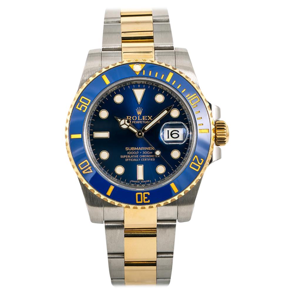 Rolex Submariner 116613, White Dial, Certified and Warranty For Sale