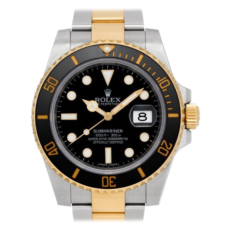 Rolex Submariner 116613, White Dial, Certified and Warranty For Sale at ...