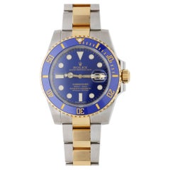 Rolex Submariner 116613LB Bluesy Two Tone Steel & 18K Gold Circa Full Set Watch