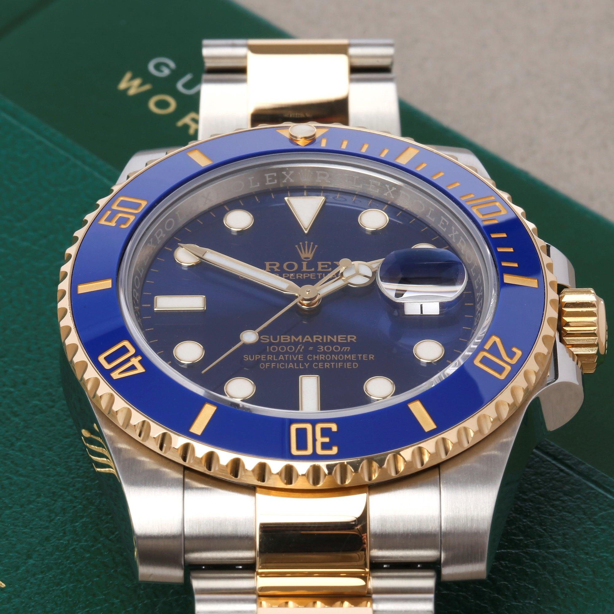 Rolex Submariner 116613LB Men's Yellow Gold & Stainless Steel Watch 3