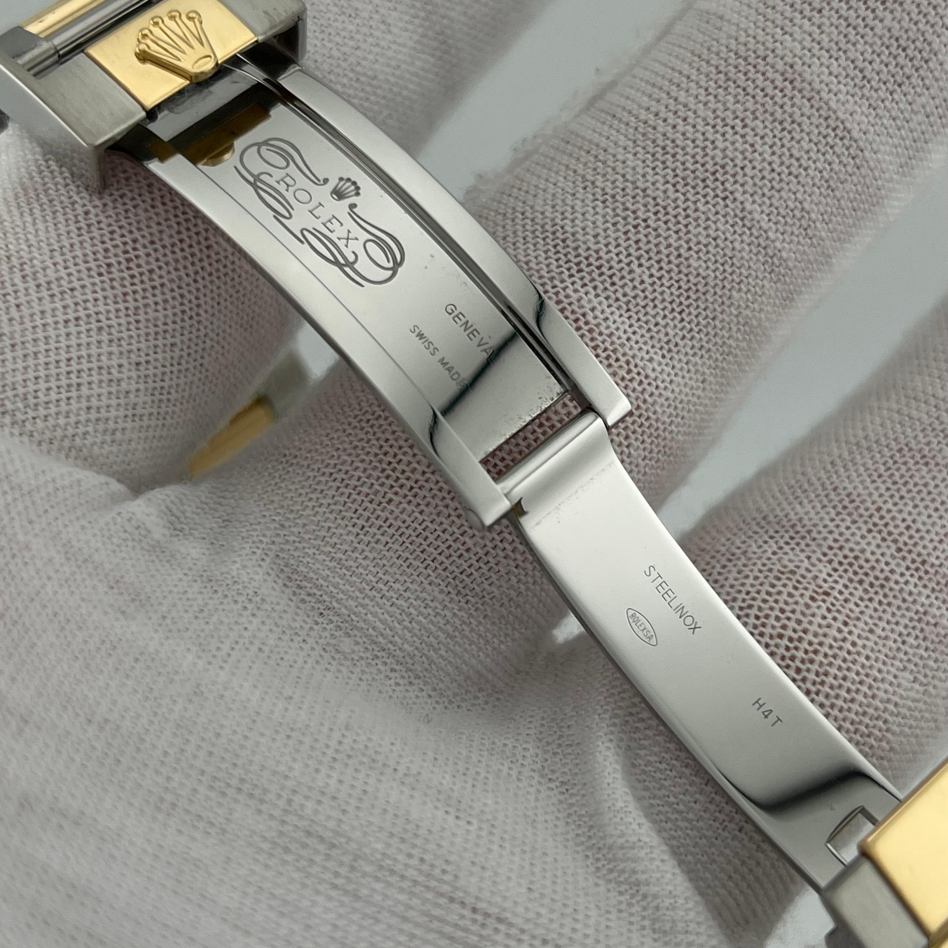 Rolex Submariner 116613LN 40mm Black Ceramic 18K Yellow Gold Stainless Box Paper For Sale 6