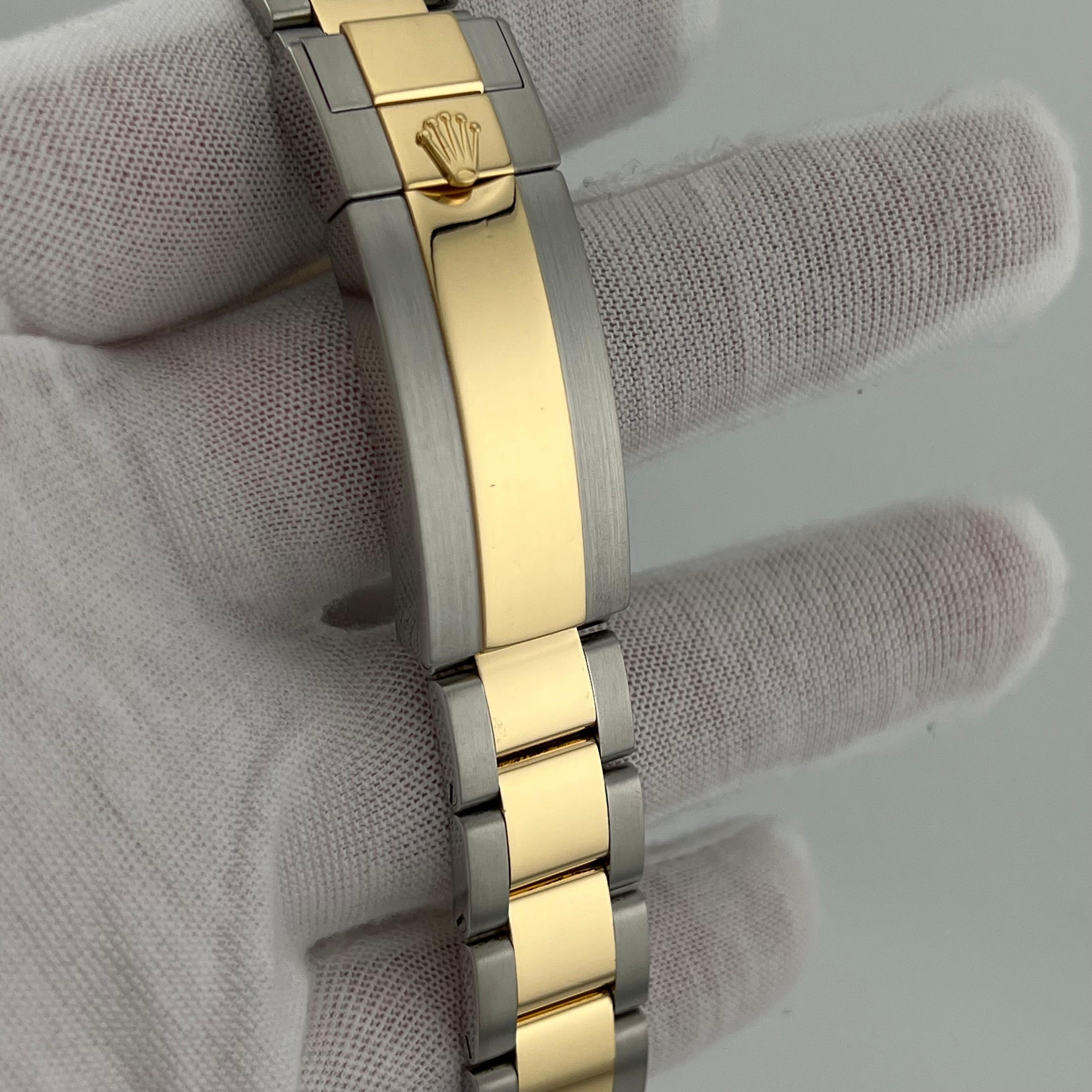 Rolex Submariner 116613LN 40mm Black Ceramic 18K Yellow Gold Stainless Box Paper For Sale 4