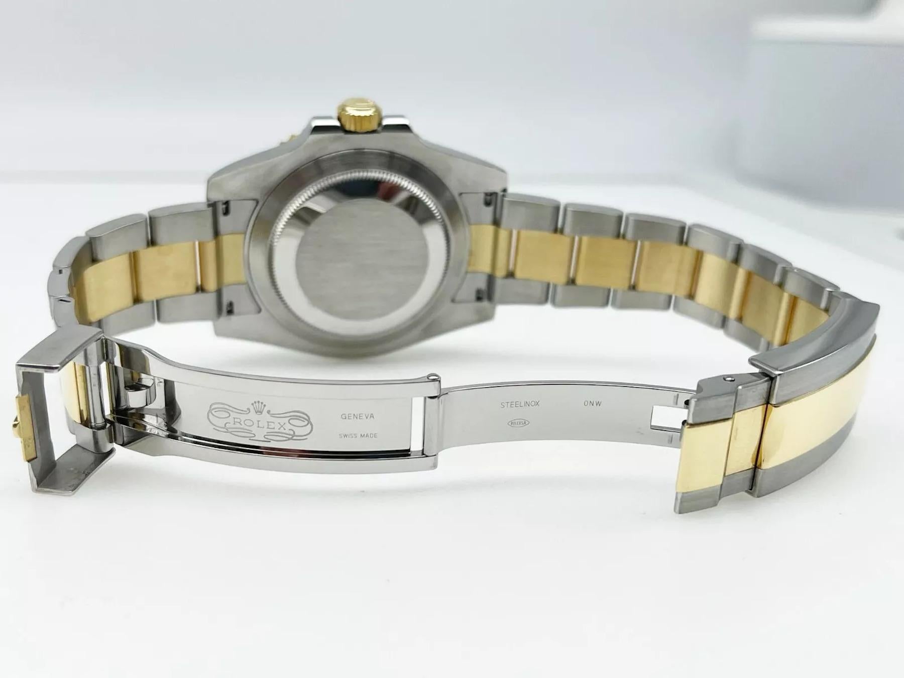 Rolex Submariner 116613LN Schwarze Keramik 18K Gold Stahl Box Papier 2017 2