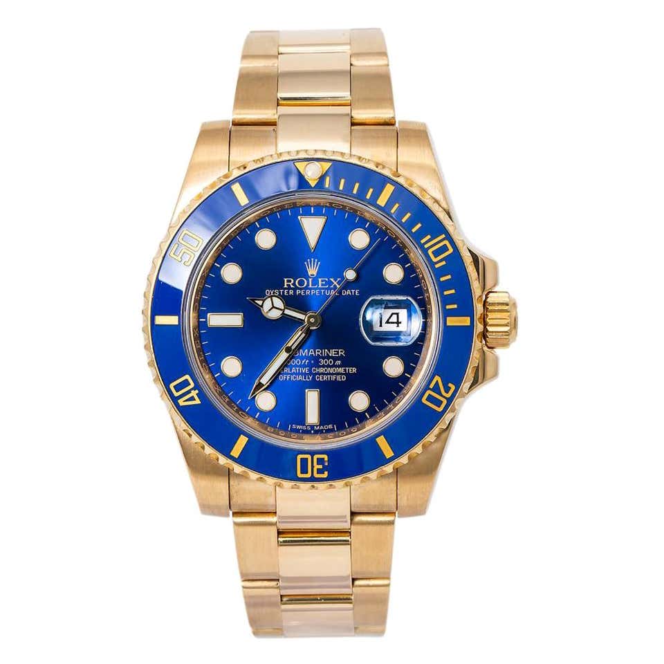 Rolex Submariner 116618, Certified and Warranty For Sale at 1stdibs