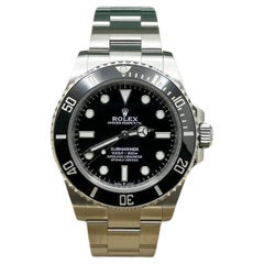 Rolex Submariner 124060 41mm Black Ceramic Stainless Steel Box Paper 2022