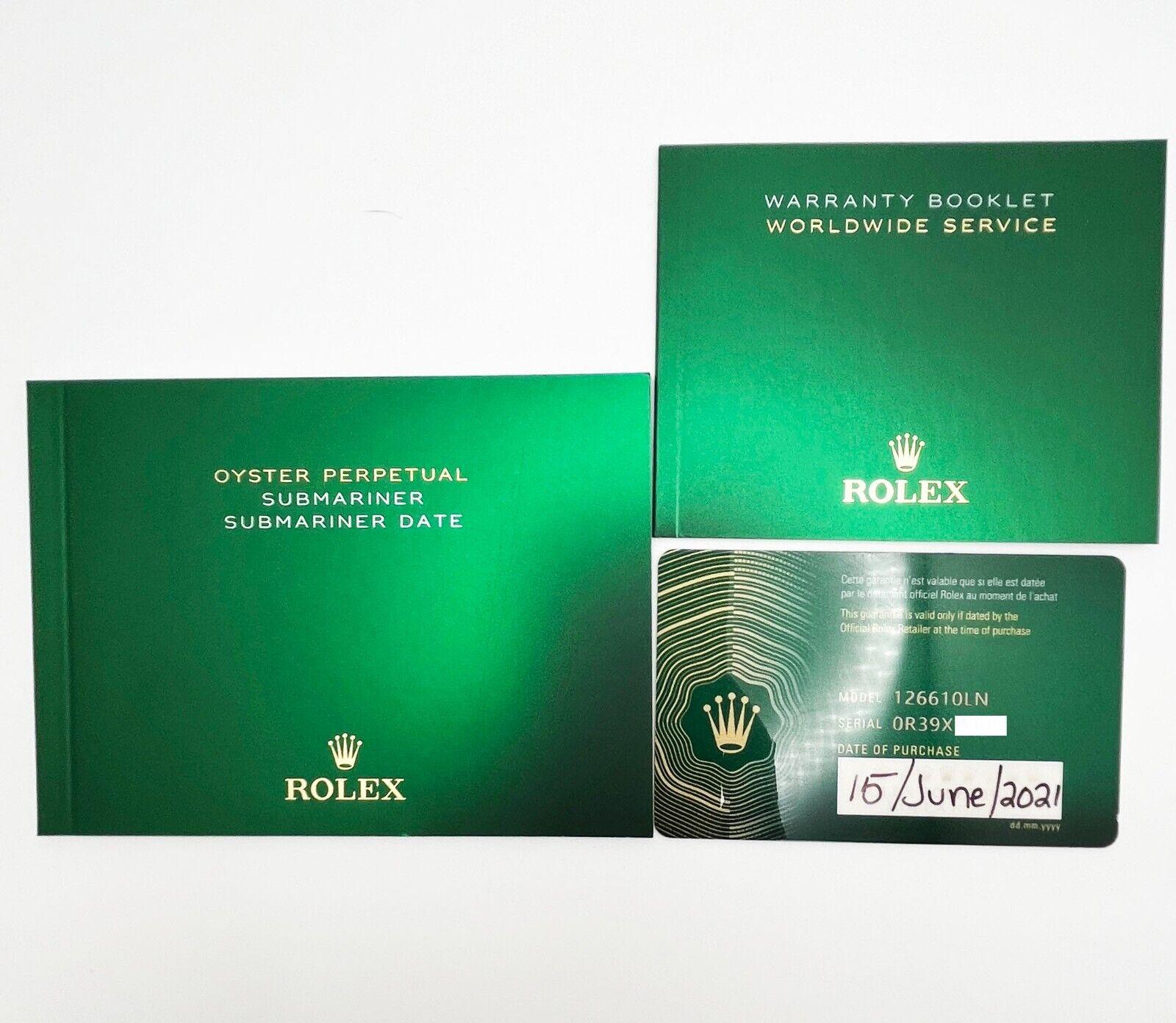 Rolex Submariner 126610 41mm Black Dial Stainless Steel Box Papers 2021 For Sale 1