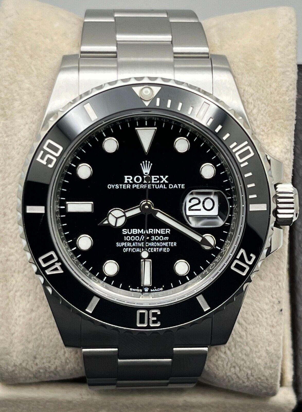 Rolex Submariner 126610 41mm Black Dial Stainless Steel Box Papers 2021 For Sale 2