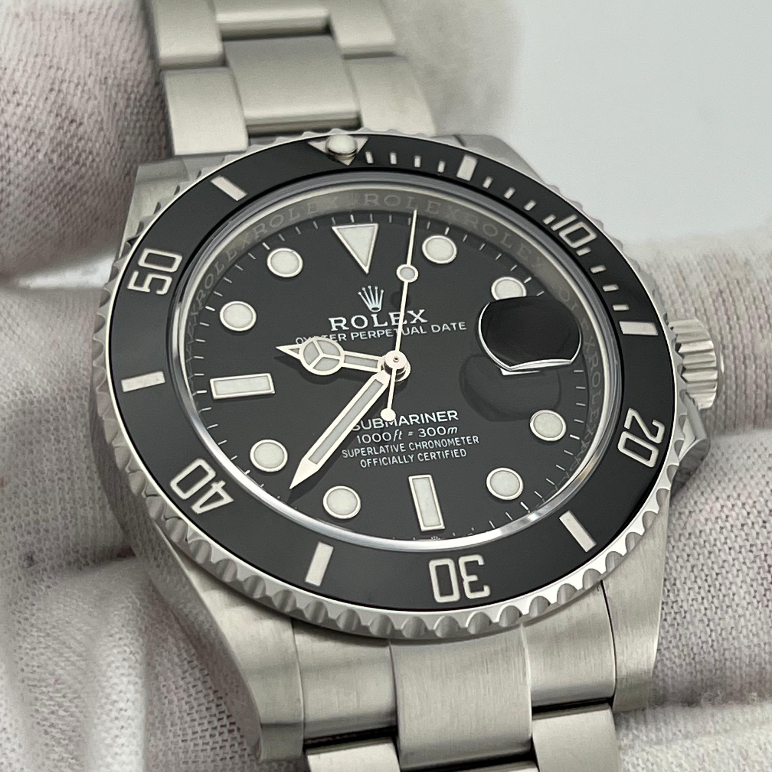 Rolex Submariner 126610LN 41mm Black Ceramic Stainless Steel Box Paper 2022 2