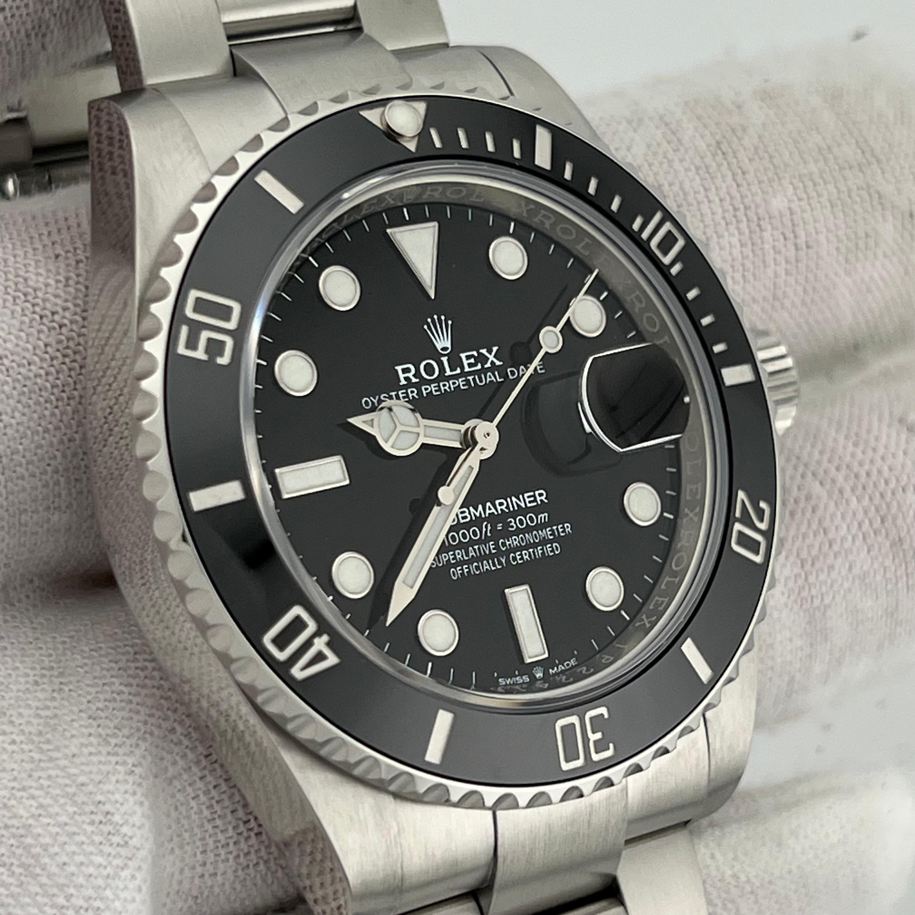 Rolex Submariner 126610LN 41mm Black Ceramic Stainless Steel Box Paper 2022 3