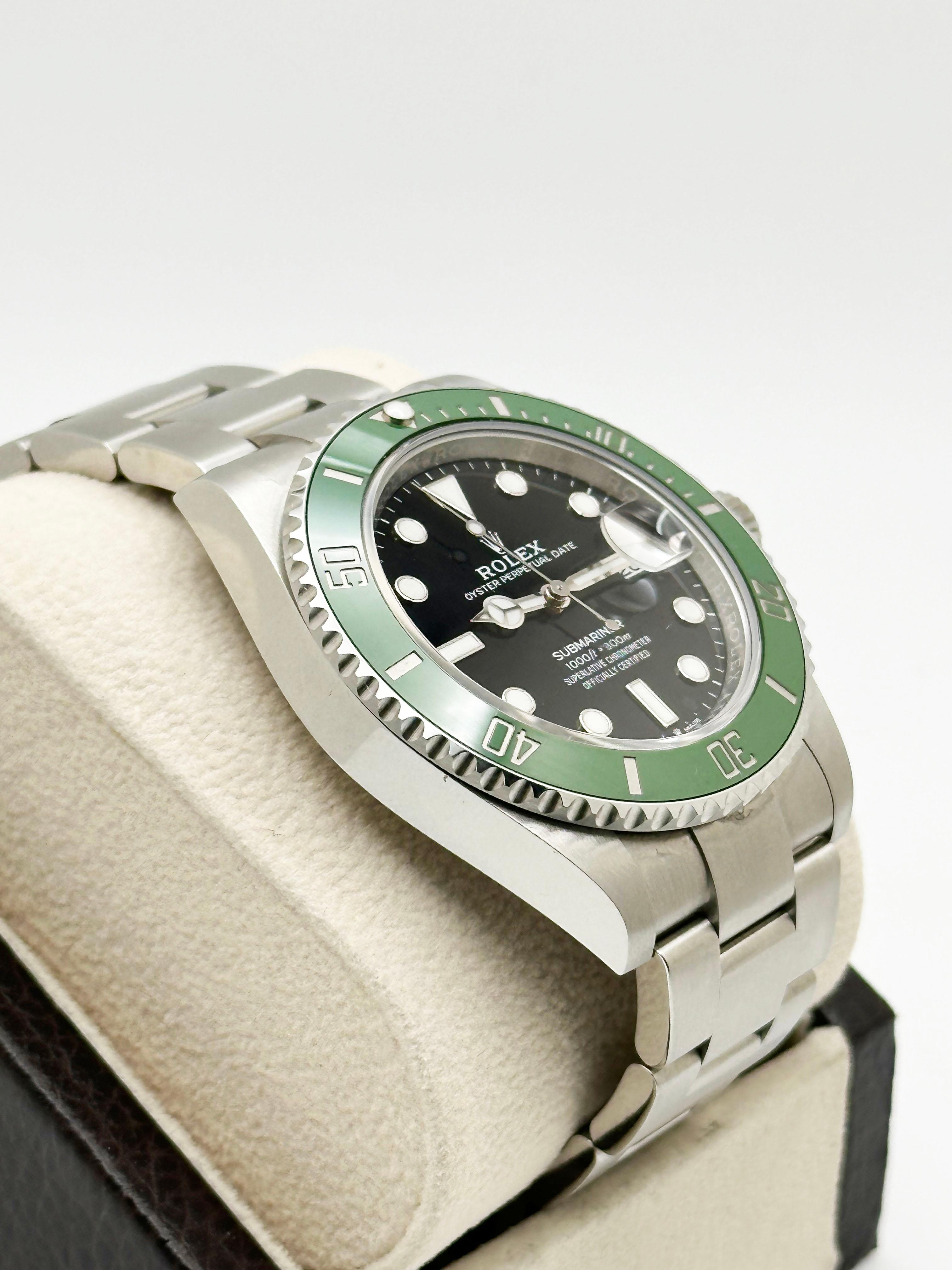 Rolex Submariner 126610LV Starbucks Ceramic Green Bezel Steel Box Paper 41mm For Sale 2