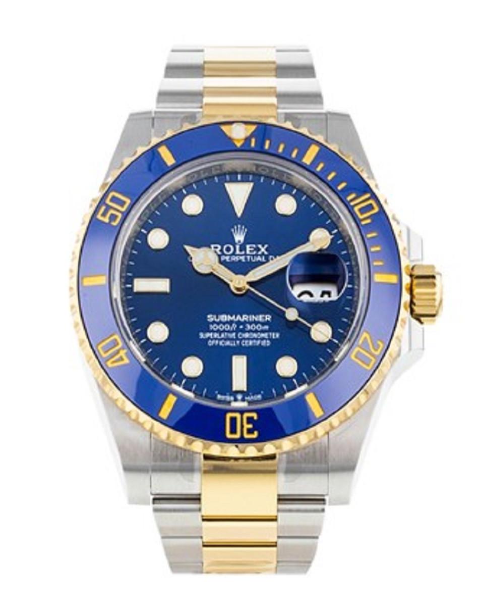 Rolex Submariner 126613LB Blue Dial TwoTone Automatic Watch 41mm 2020
