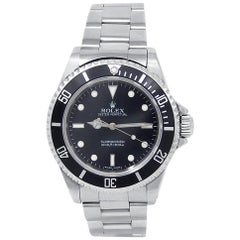Rolex Submariner 14060, Black Dial, Certified and Warranty