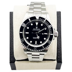 Used Rolex Submariner 14060 Black Dial Stainless Steel Box Paper 2005