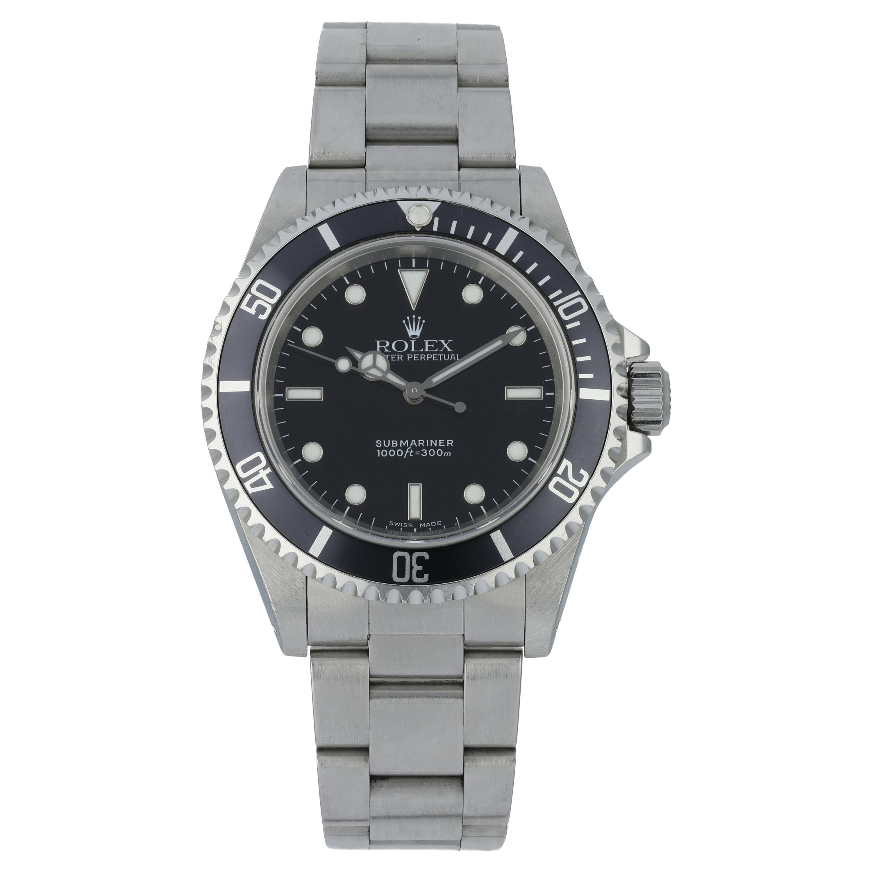 Rolex Submariner 14060 Men's Watch For Sale