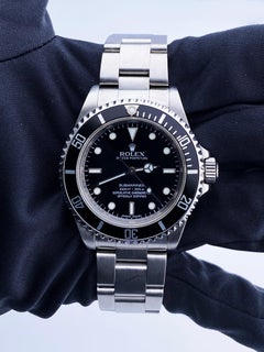 Rolex Submariner 14060M No Date Engraved Rehaut Mens Watch
