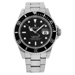 Rolex Submariner 16610 Automatic Watch Stainless Steel Black Dial