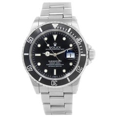 Retro Rolex Submariner 16610, Black Dial, Certified and Warranty