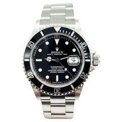 Rolex Submariner 16610 Black Dial Stainless Steel Box Paper 2009
