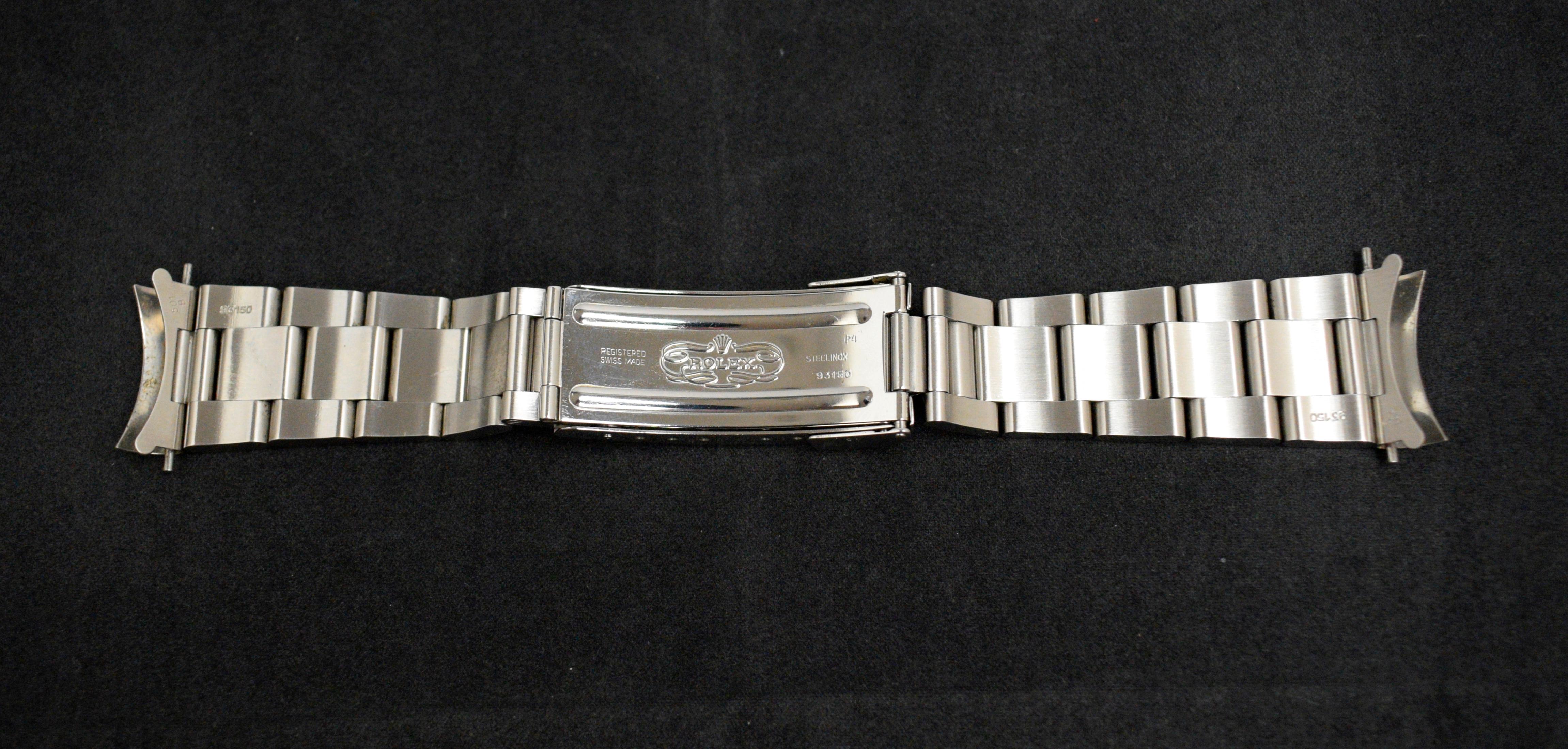 Montre automatique Rolex Submariner 16610 Creamy Date avec papier en acier, 1990 en vente 9