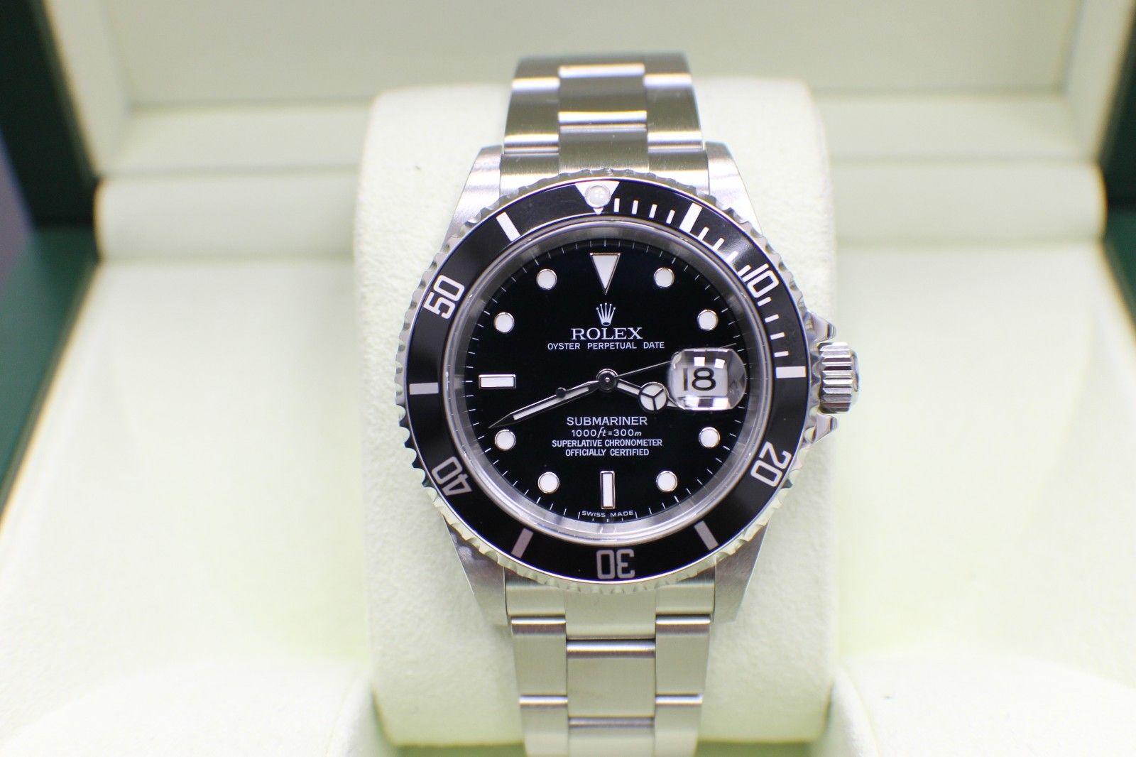 Style Number: 16610
Serial: Z02***
Year: 2007
Model: Submariner
Case Material: Stainless Steel 
Band: Stainless Steel
Bezel: Black
Dial: Black
Face: Sapphire Crystal 
Case Size: 40mm
Includes: 
-Rolex Box & Papers
-Certified Appraisal 
-6 Month