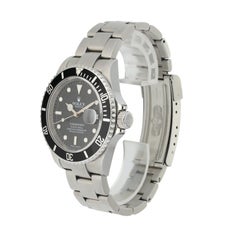 Rolex Submariner 16610 Engraved Rehaut Men's Watch