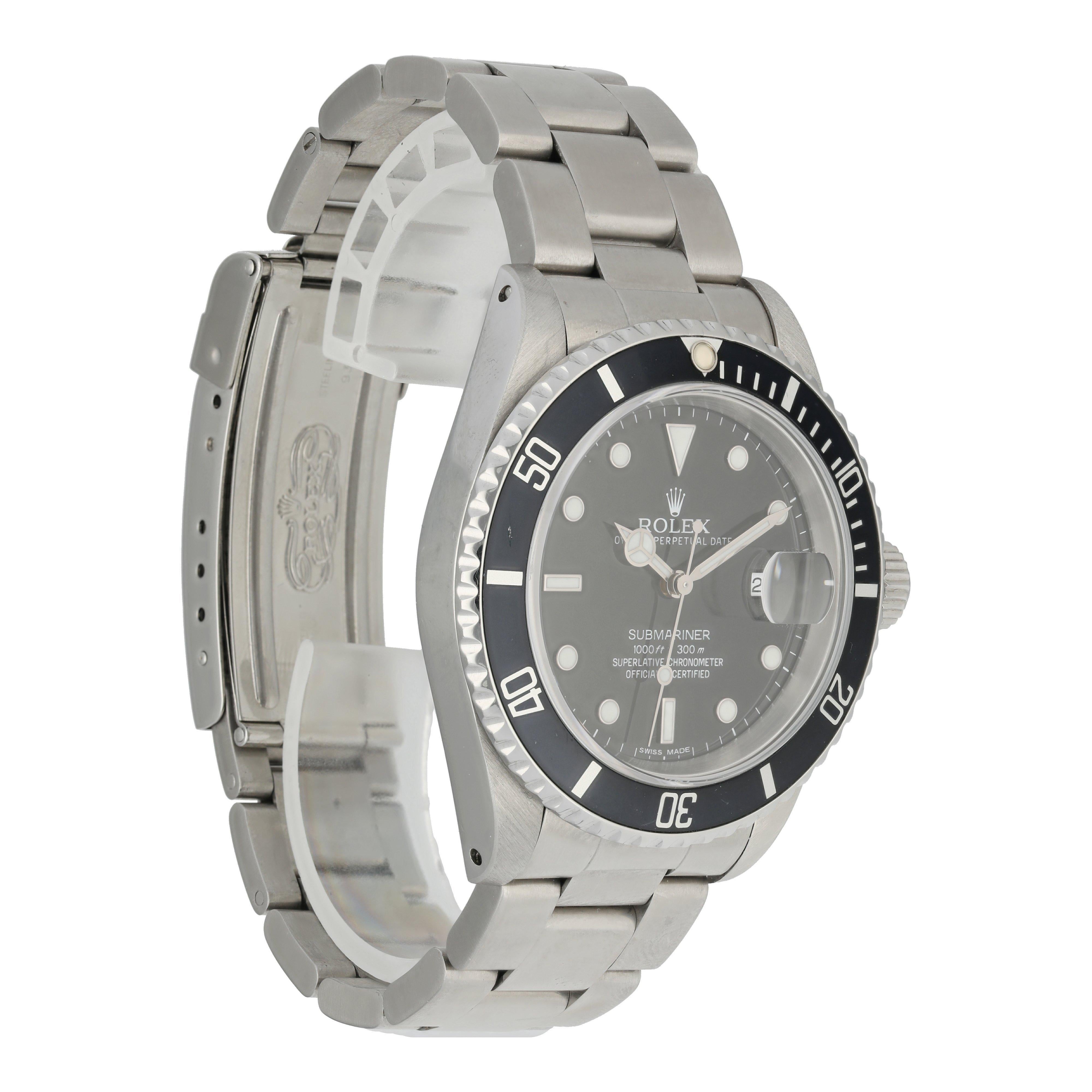 Rolex Submariner 16610 Men's Watch For Sale 1