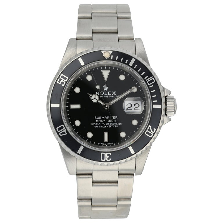 Rolex Submariner 16610 Men's Watch For Sale at 1stDibs