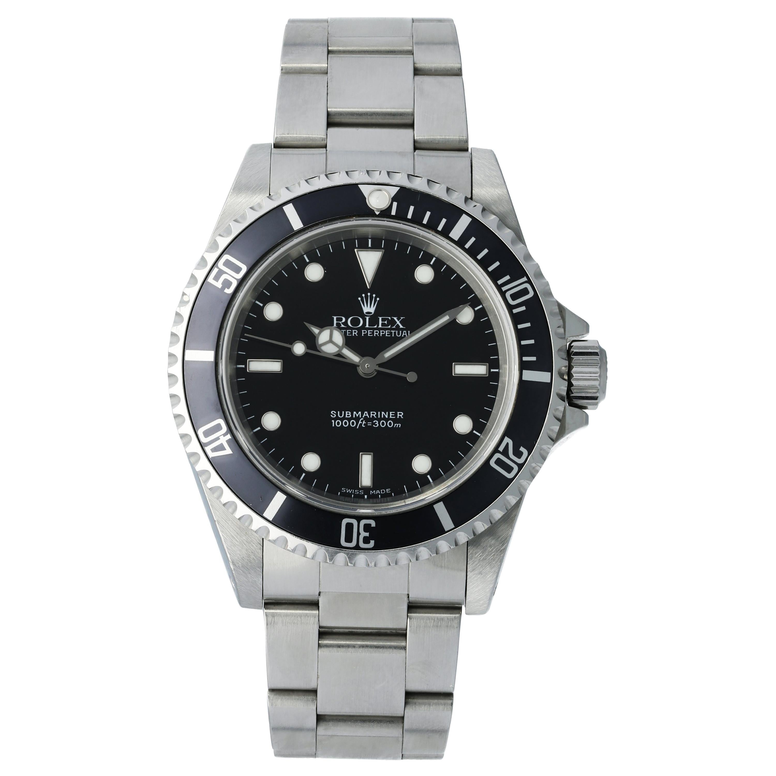 Rolex Submariner 16610 Men’s Watch For Sale