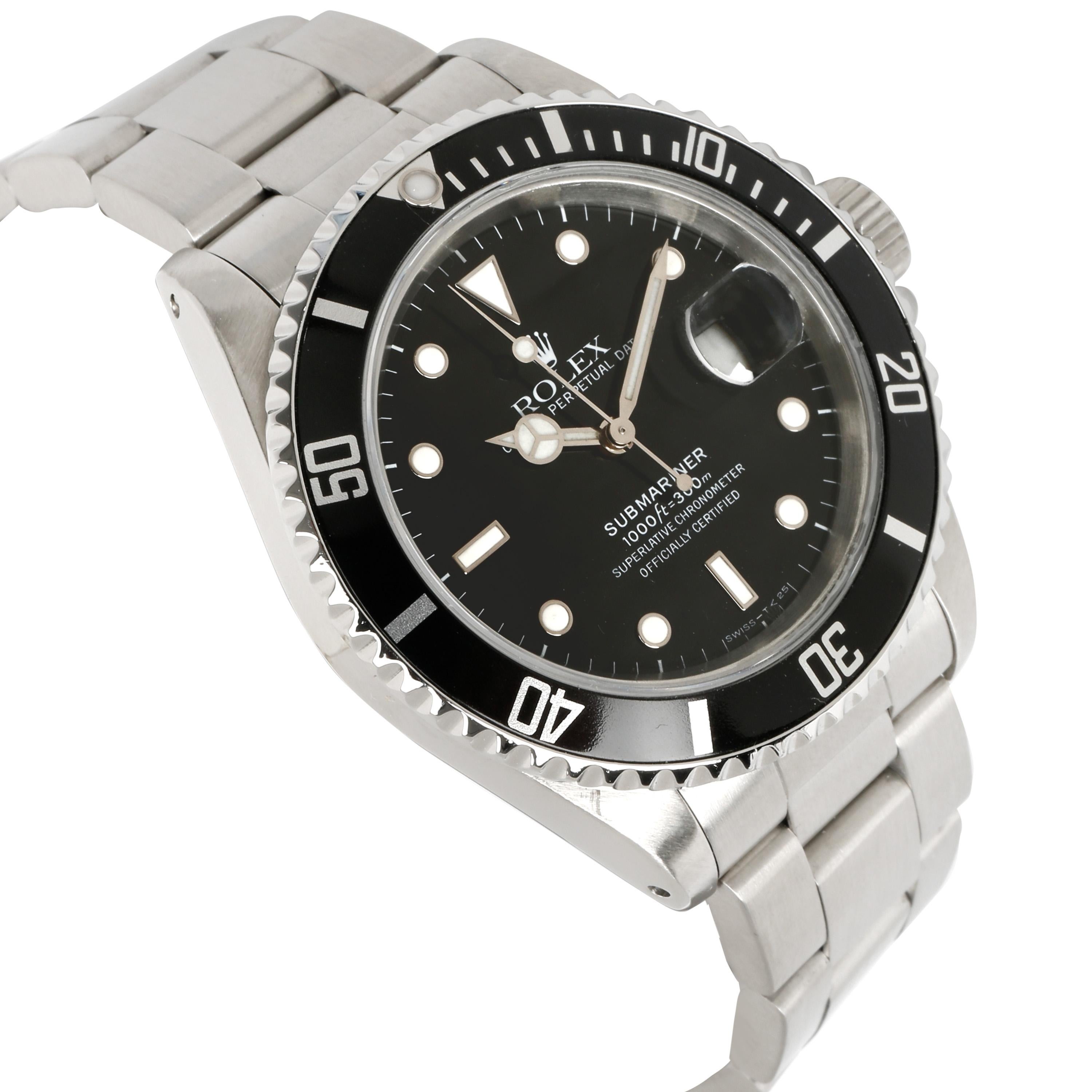 Rolex Submariner 16610 Men's Watch in Stainless Steel 1
