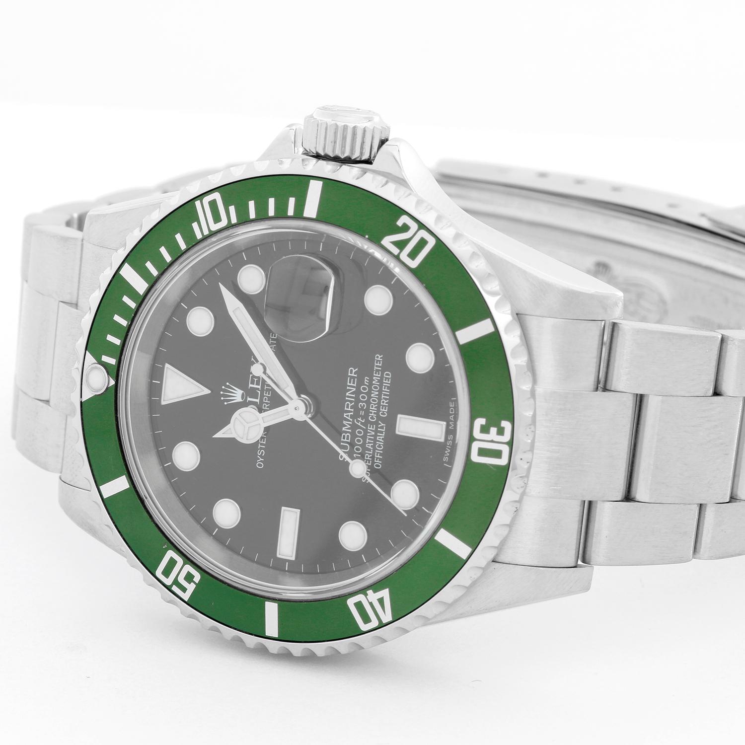 Rolex Submariner 16610 Stainless Steel Men's Watch 