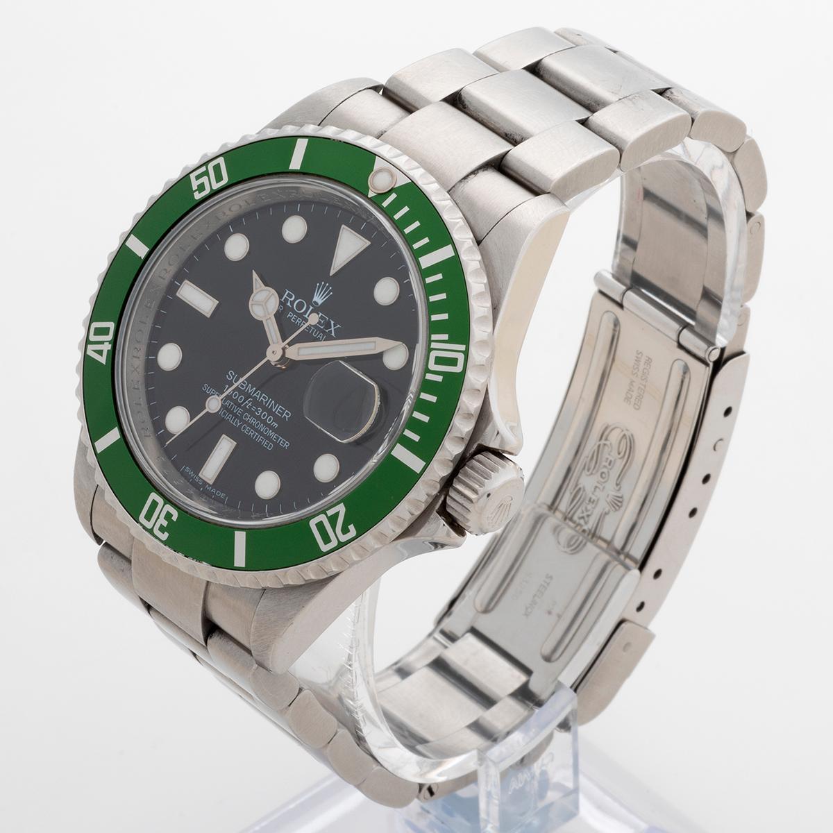 rolex green submariner