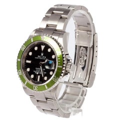 Rolex Submariner 16610LV Date Rehaut Kermit 2008 M Serial BrandNew Box & Card