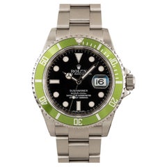 Rolex Submariner 16610LV Date Rehaut Kermit 2008 M Serial BrandNew Box & Card