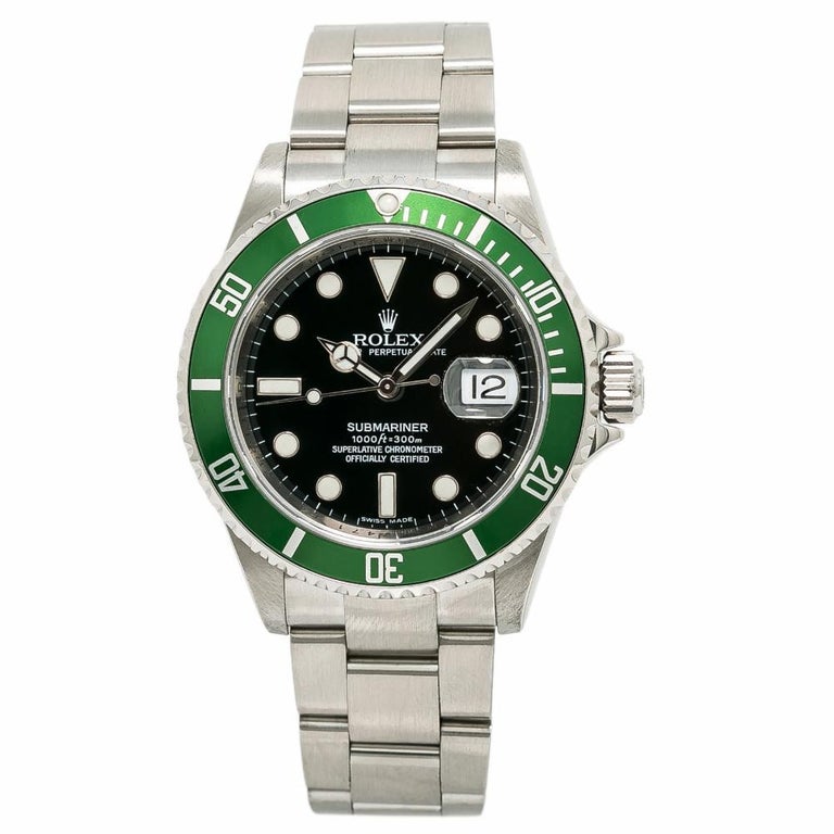 Rolex Submariner 16610T Men’s Automatic Watch Engraved M Kermit