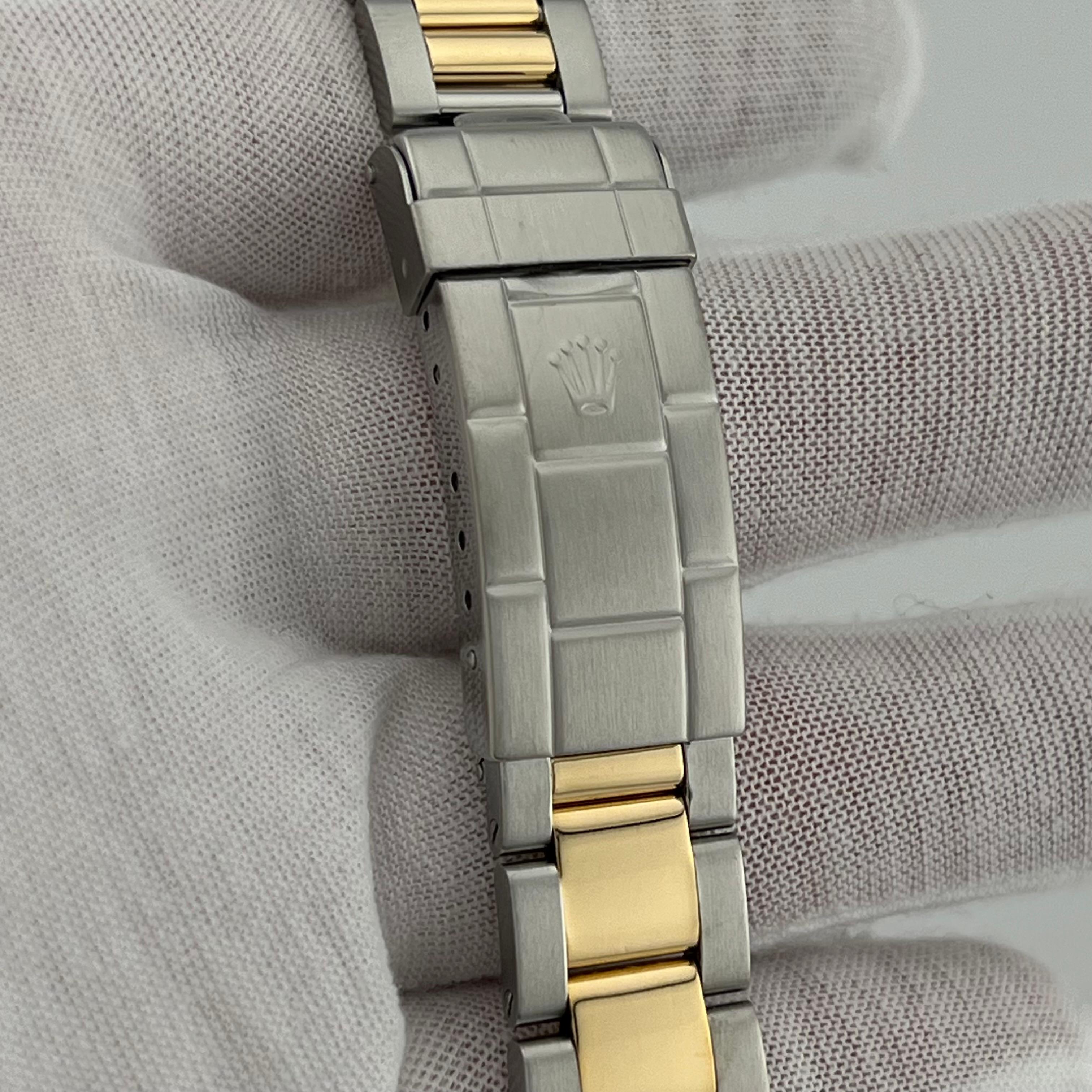Uomo Rolex Submariner 16613 Quadrante blu Oro giallo 18 carati Scatola di carta 40 mm