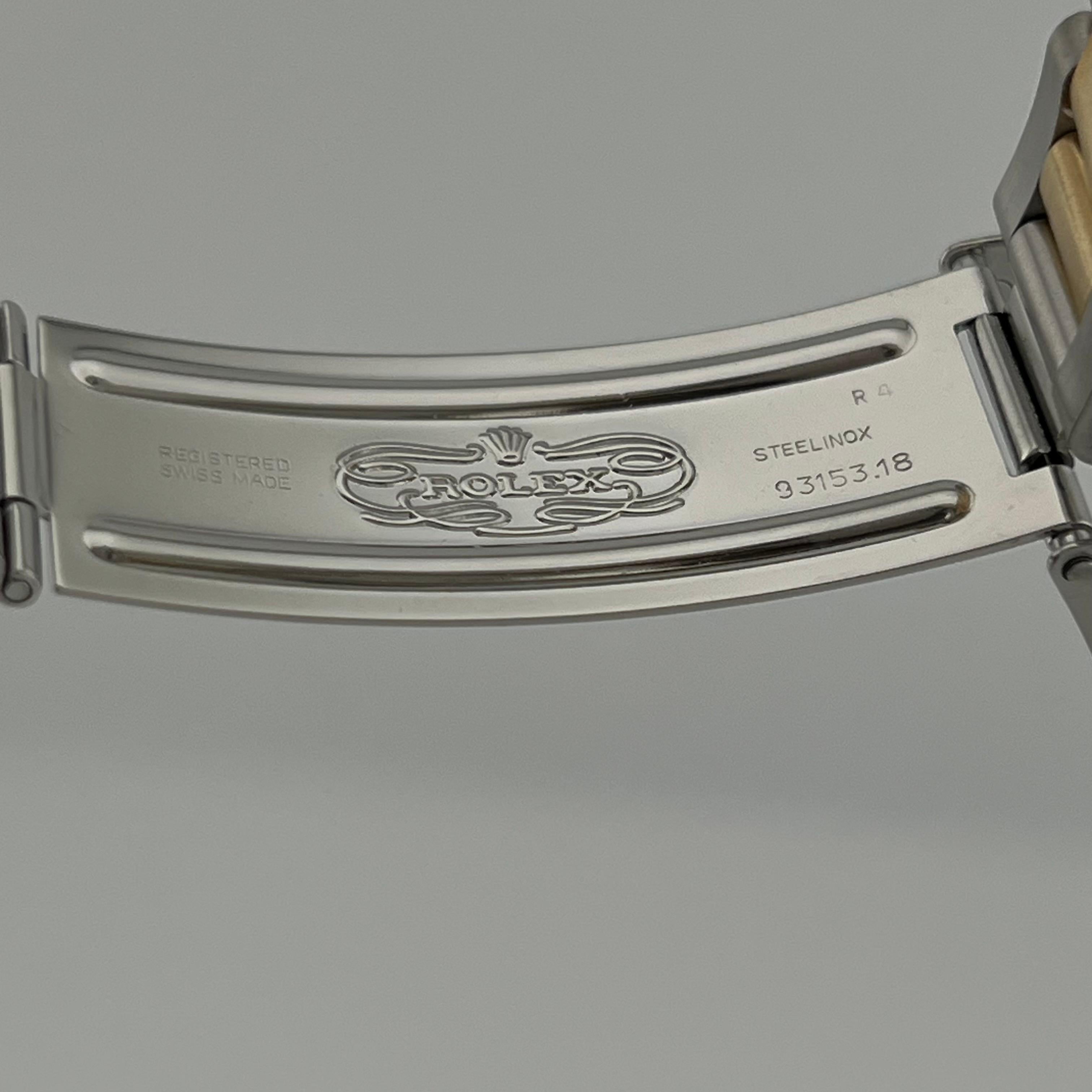 Rolex Submariner 16613 Quadrante blu Oro giallo 18 carati Scatola di carta 40 mm 3
