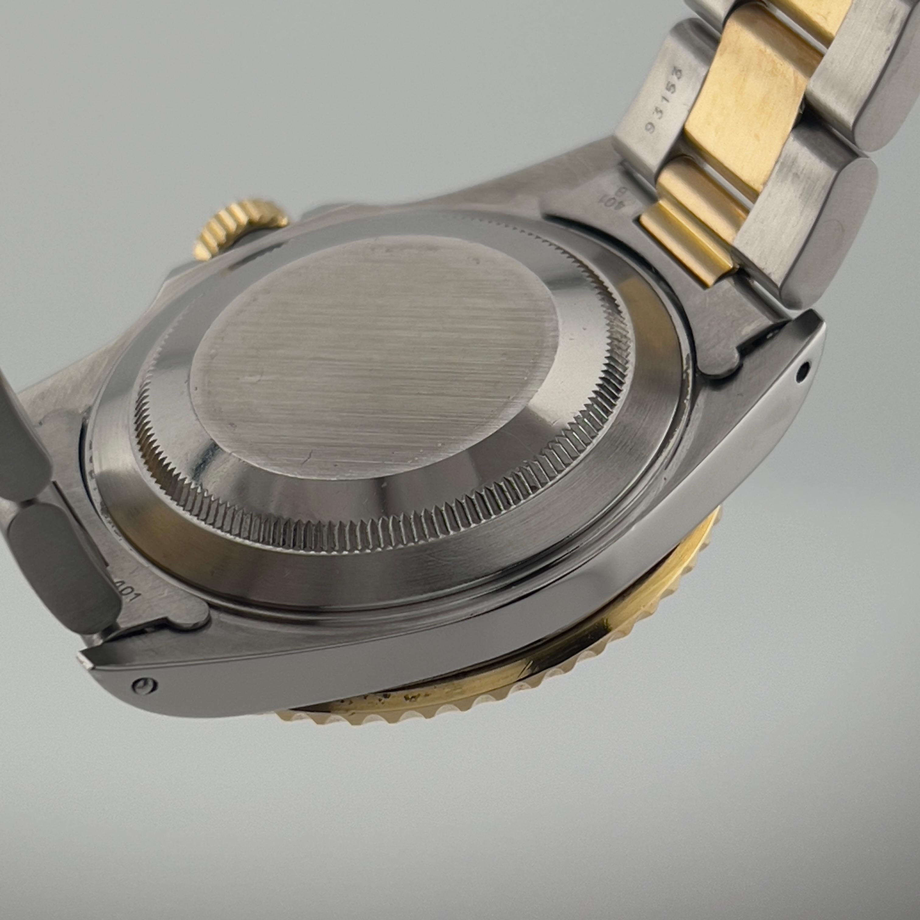 Rolex Submariner 16613 Blue Dial 18K Yellow Gold Stainless Steel 40mm 4
