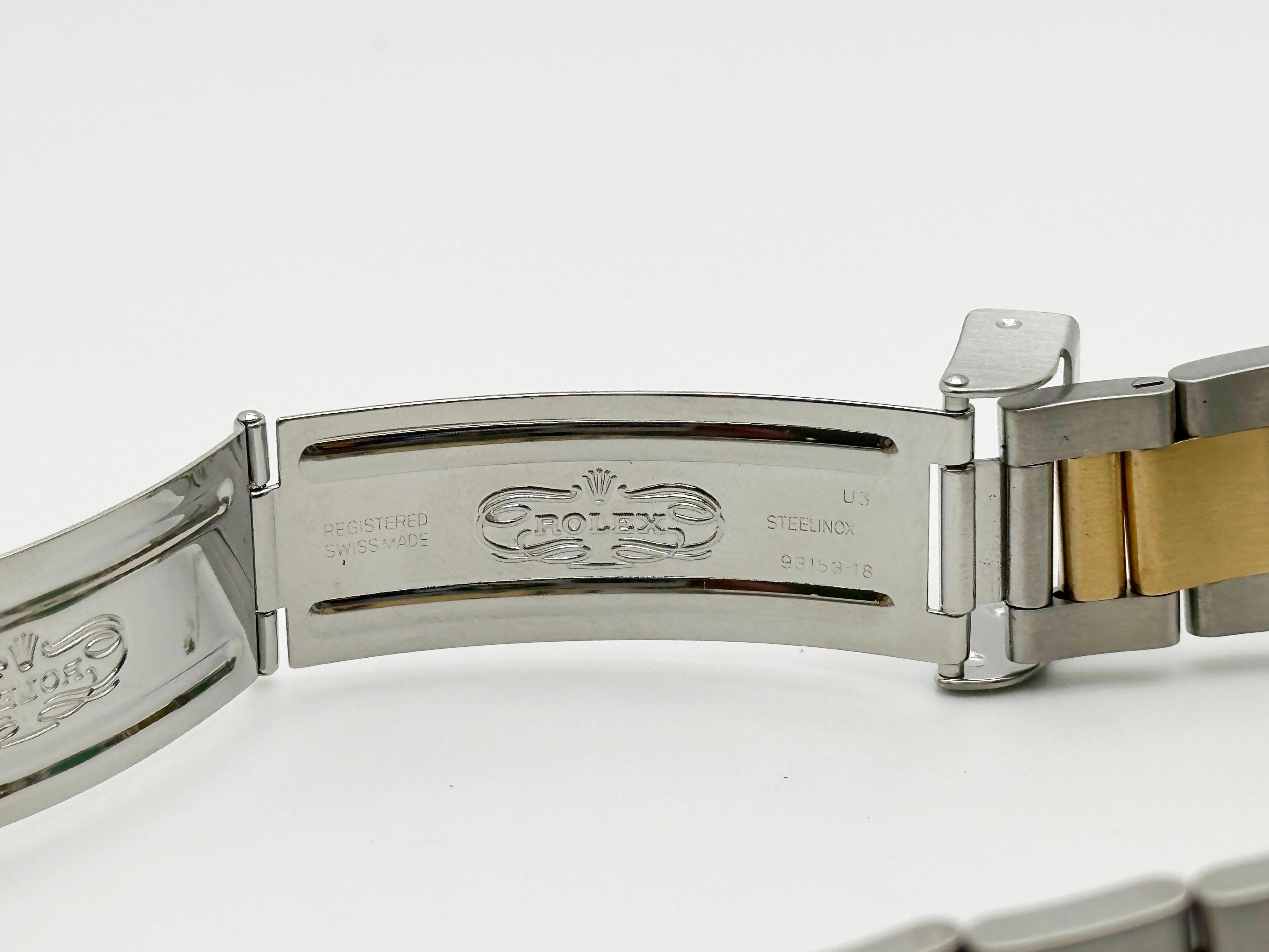 Rolex Submariner 16613 Quadrante blu Oro giallo 18 carati Acciaio inossidabile Scatola di carta 40mm 6
