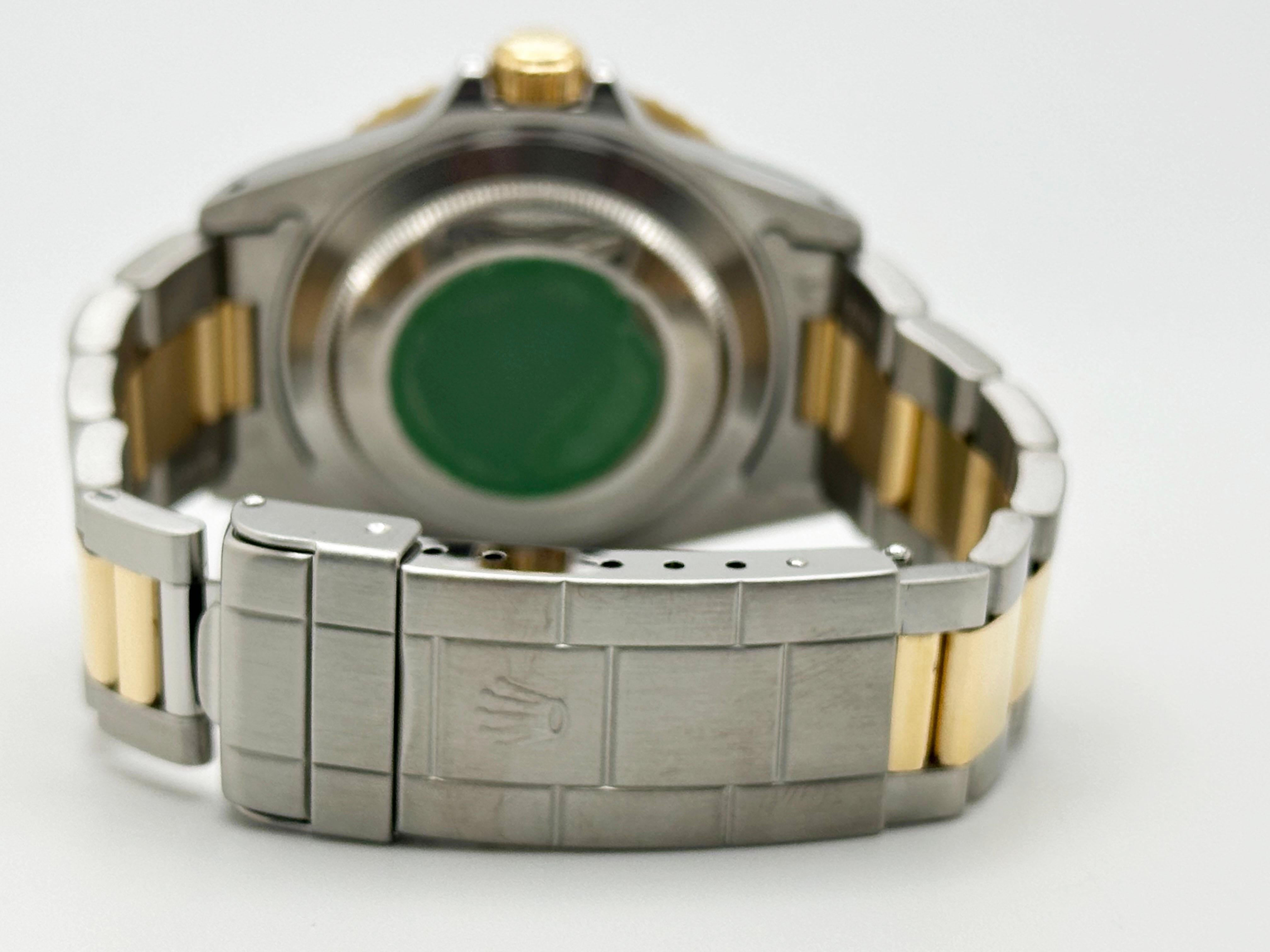 Rolex Submariner 16613 Quadrante blu Oro giallo 18 carati Acciaio inossidabile Scatola di carta 40mm 3