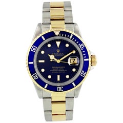 Retro Rolex Submariner 16613 Men's Watch