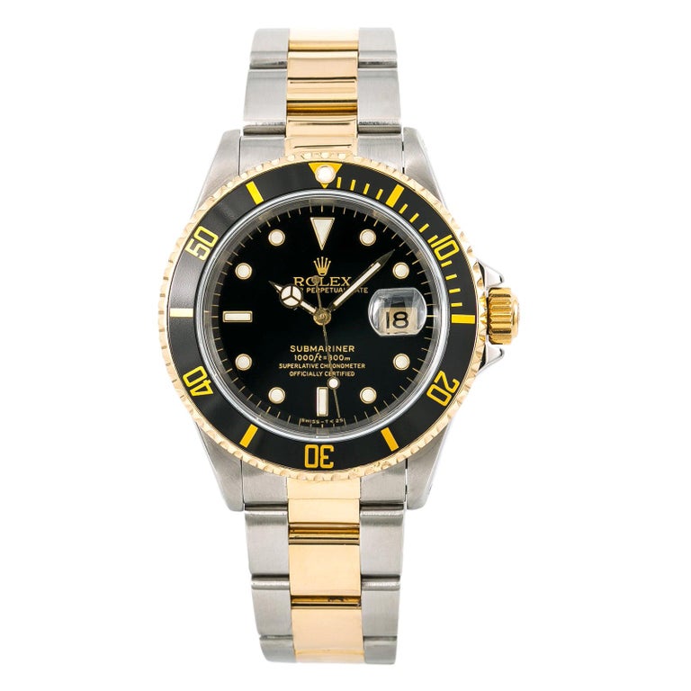 Rolex Submariner 16613, White Dial, Certified and Warranty For Sale at ...