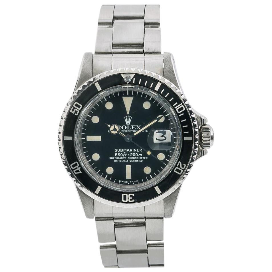 Rolex Submariner 1680, Black Dial, Certified and Warranty For Sale