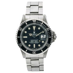 Vintage Rolex Submariner 1680, Black Dial, Certified and Warranty