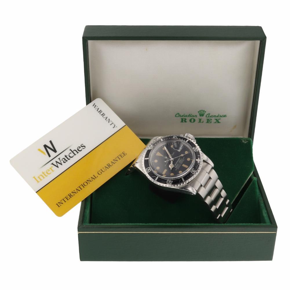 Rolex Submariner 1680, Black Dial, Certified and Warranty In Excellent Condition In Miami, FL