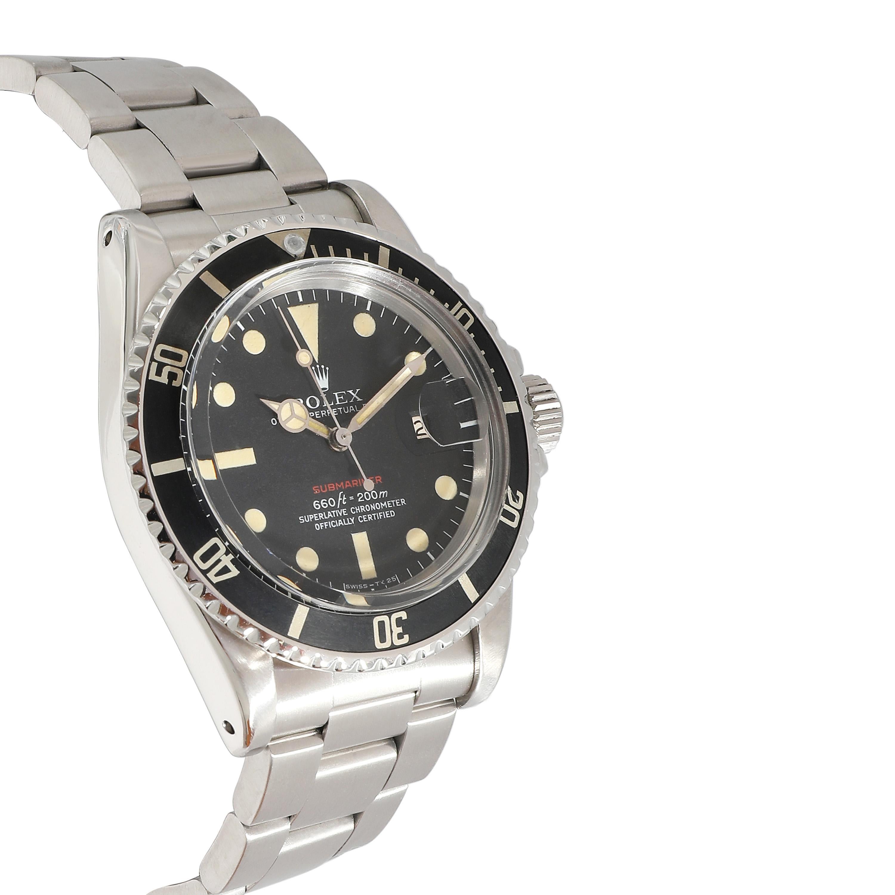 Rolex Submariner 1680 Men's Watch in  Stainless Steel In Excellent Condition For Sale In New York, NY