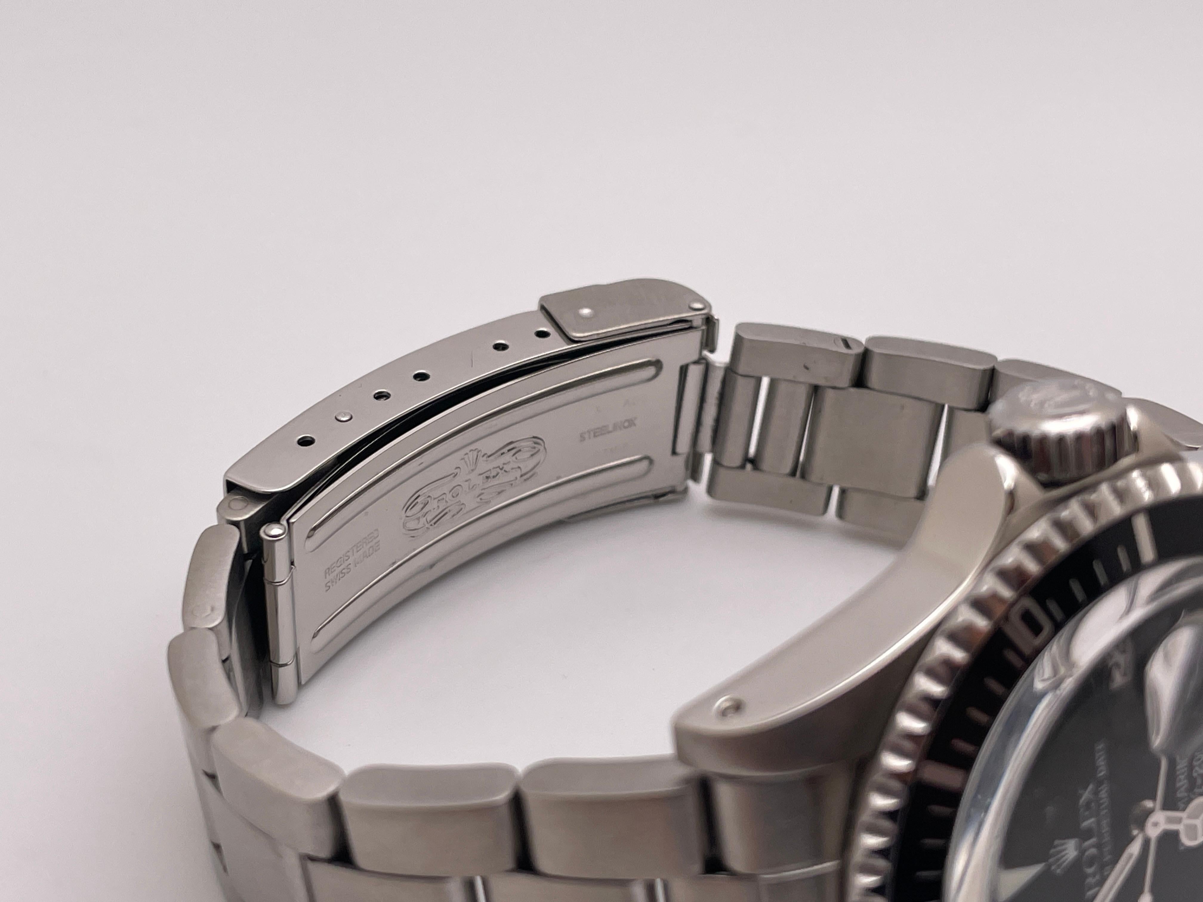 Rolex Submariner 1680 Schwarz Vintage By Edelstahl im Angebot 7