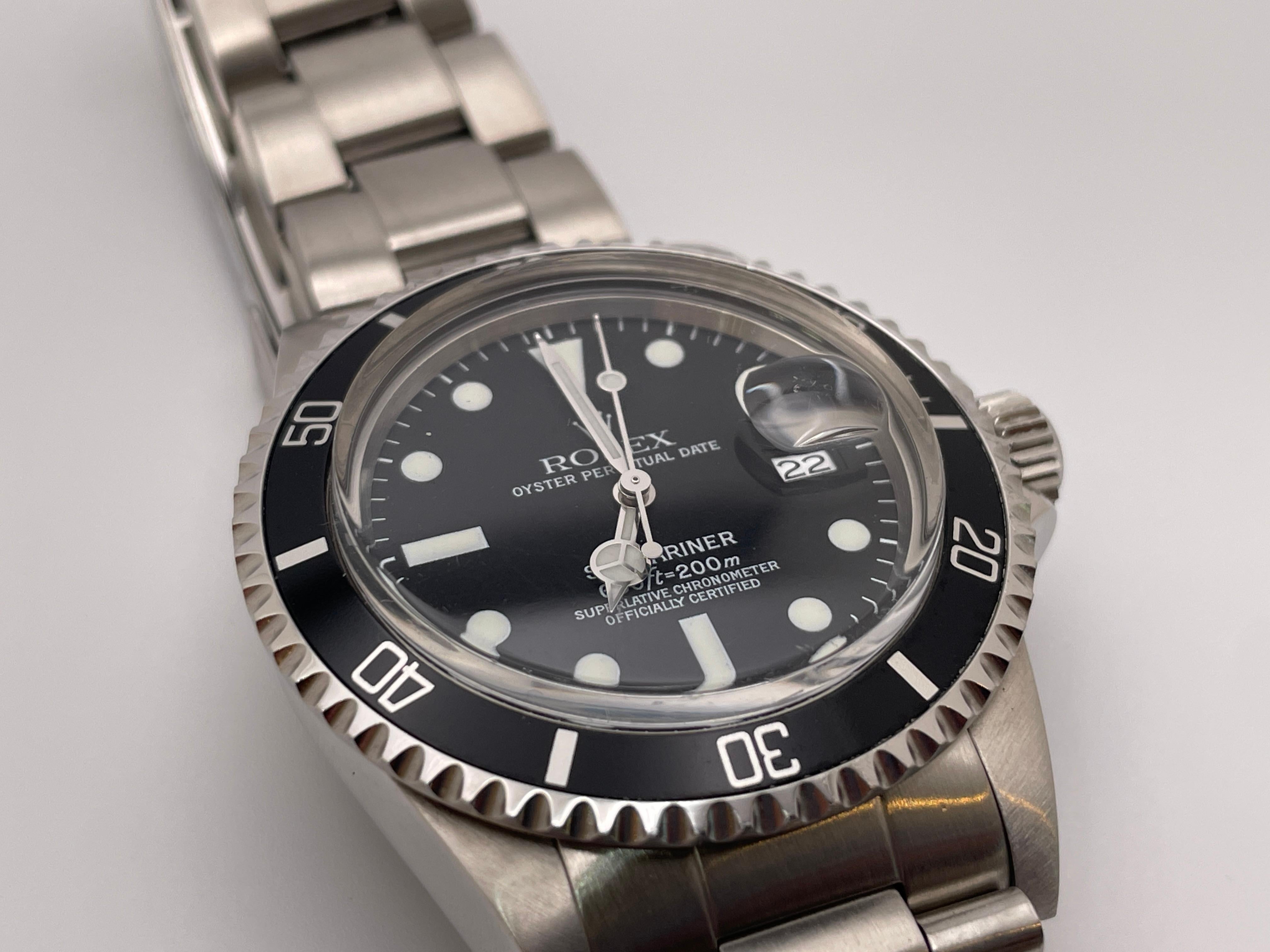 Rolex Submariner 1680 Schwarz Vintage By Edelstahl im Zustand „Hervorragend“ im Angebot in Westport, CT