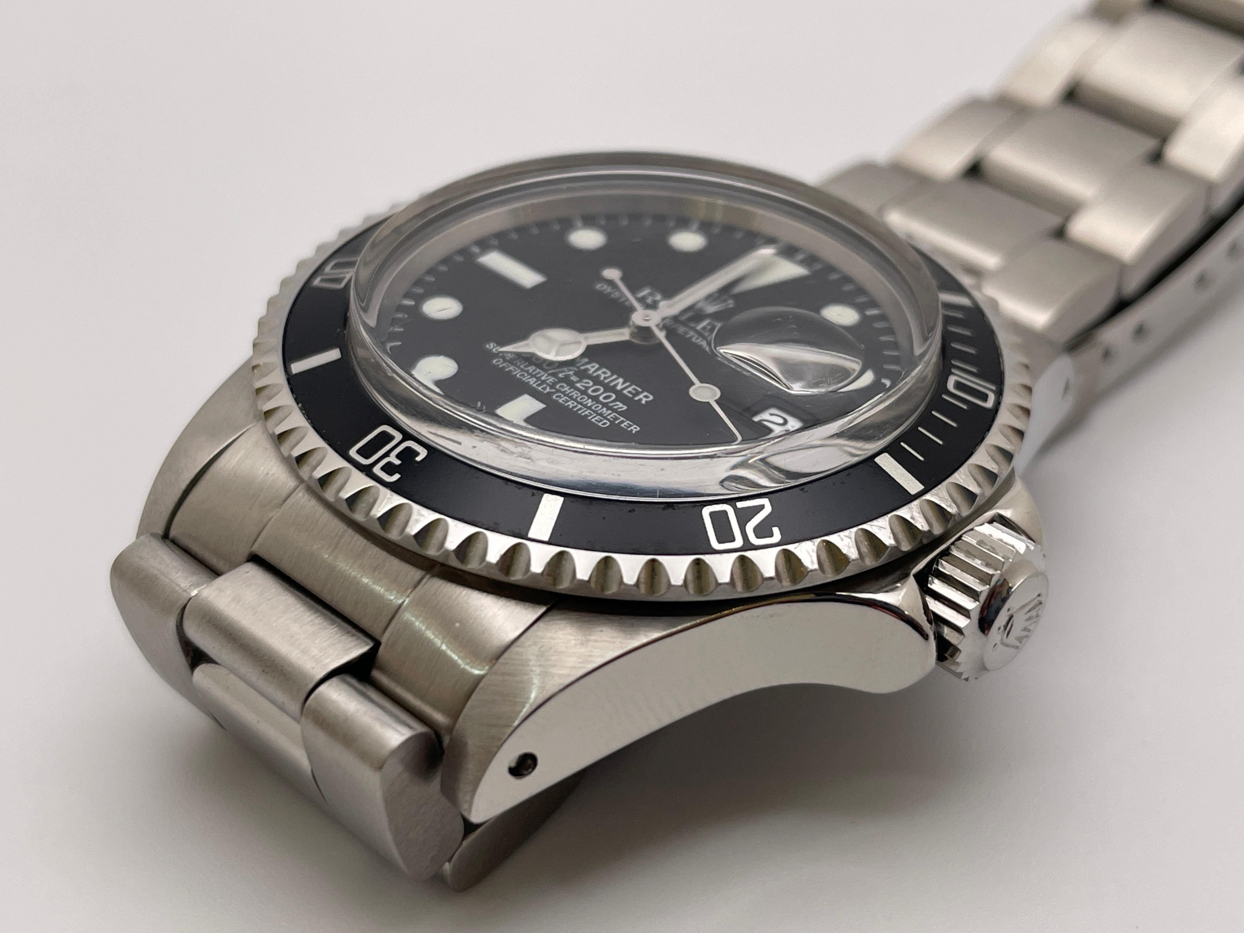 Rolex Submariner 1680 Schwarz Vintage By Edelstahl für Damen oder Herren im Angebot