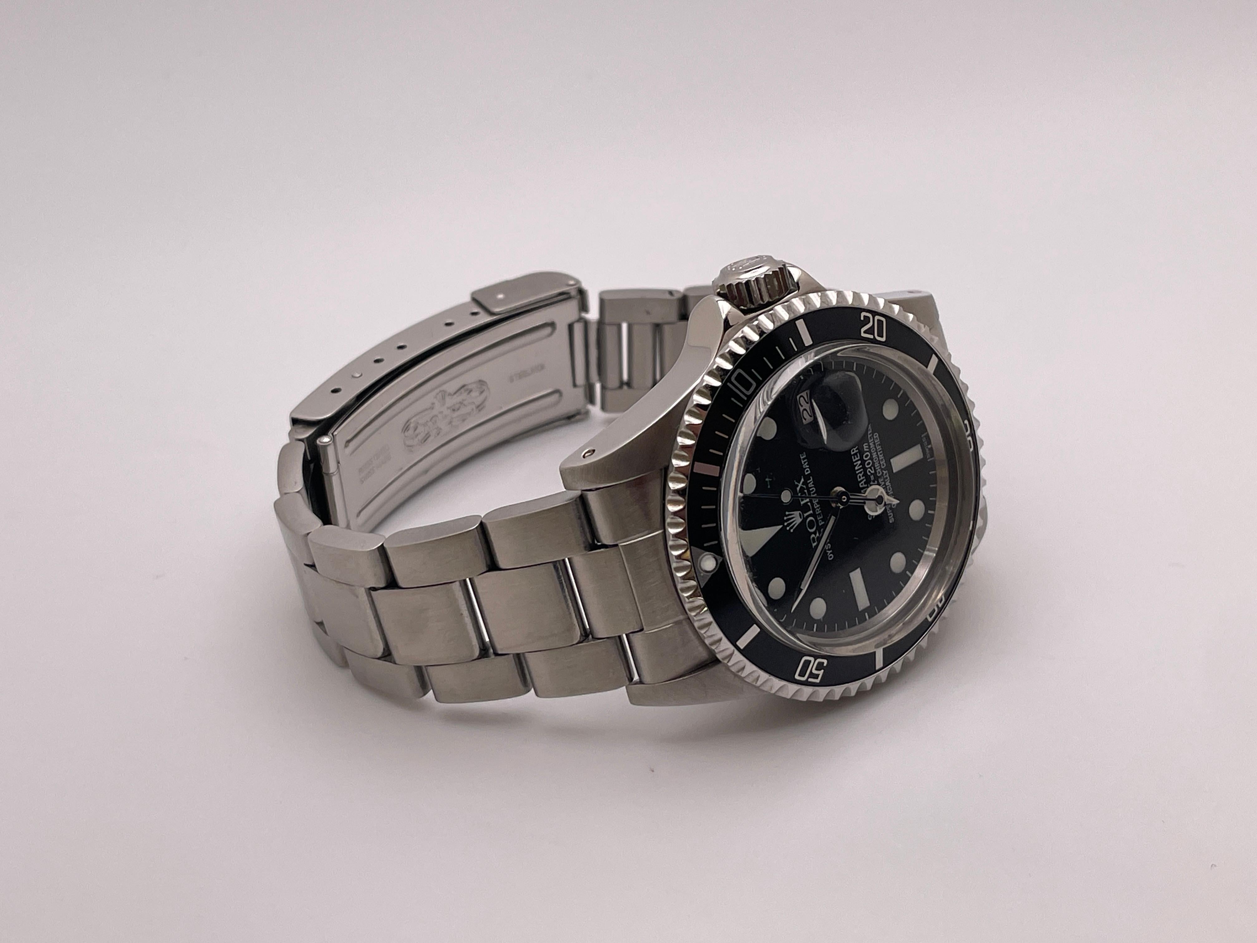 Rolex Submariner 1680 Schwarz Vintage By Edelstahl im Angebot 2