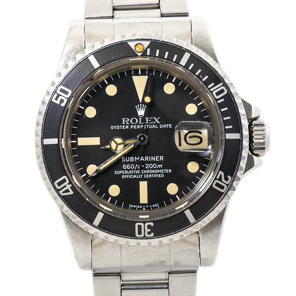Rolex Submariner 1680 Vintage Stainless Mens Automatic Watch 40mm